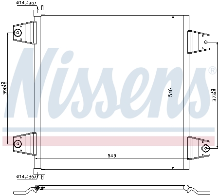 Nissens Airco condensor 940031