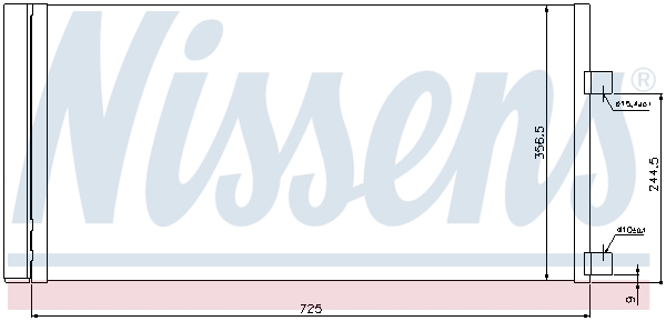 Nissens Airco condensor 940034