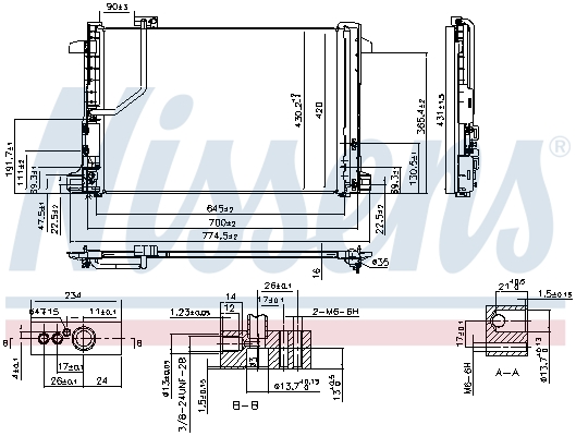 Nissens Airco condensor 940035