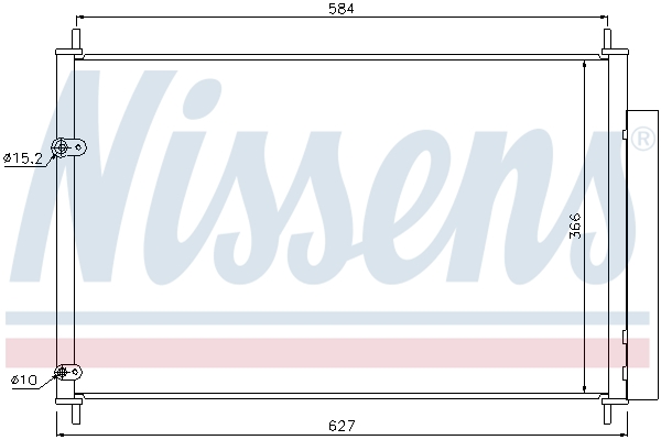 Nissens Airco condensor 940037