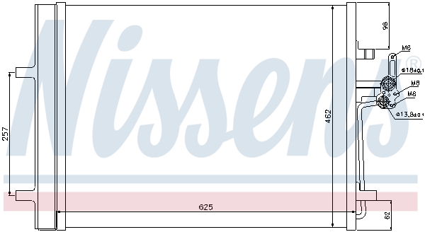 Nissens Airco condensor 940044