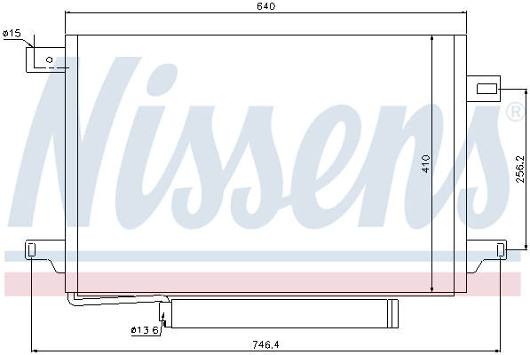 Nissens Airco condensor 940054