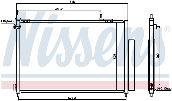 Nissens Airco condensor 940062