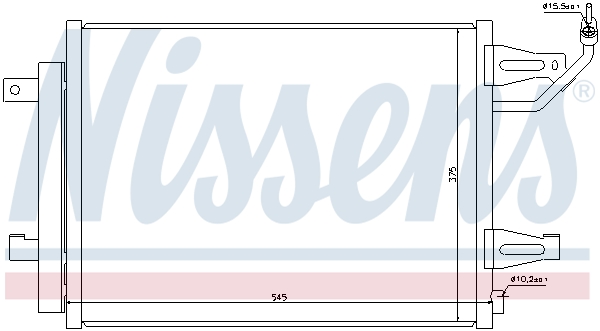 Nissens Airco condensor 940067