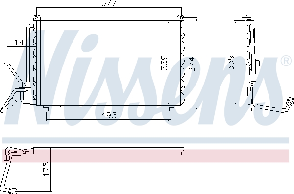 Airco condensor Nissens 94007