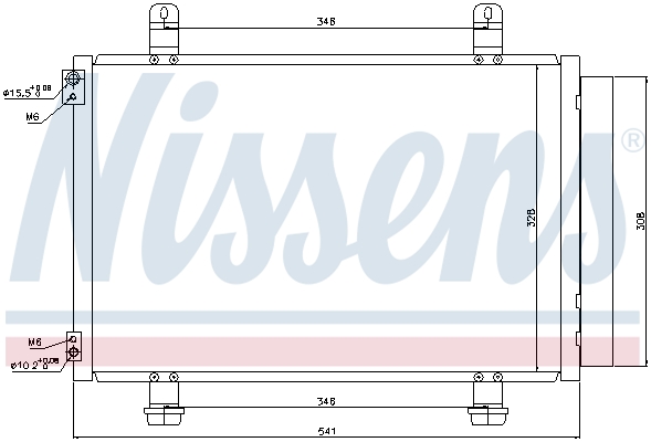 Nissens Airco condensor 940079