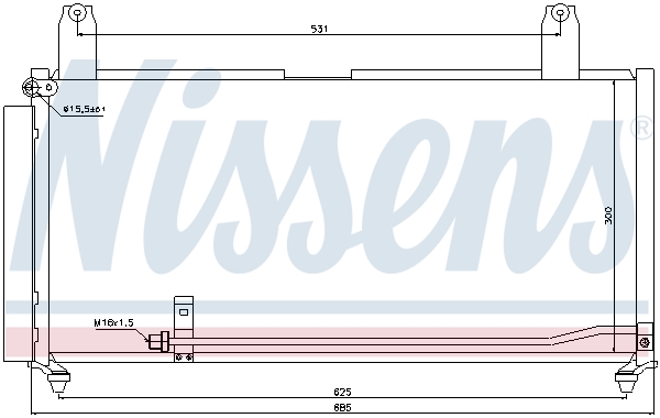 Nissens Airco condensor 940080