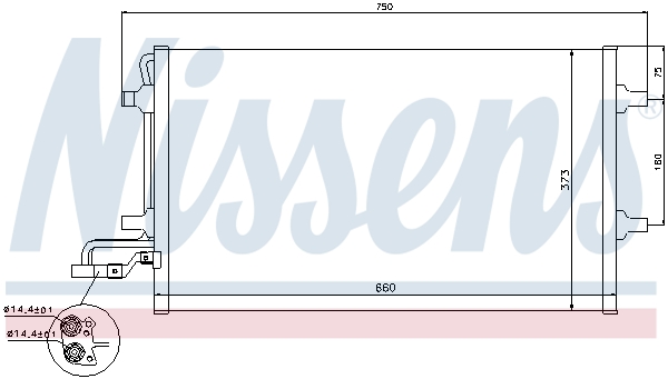 Nissens Airco condensor 940086