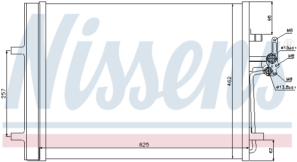 Airco condensor Nissens 940088