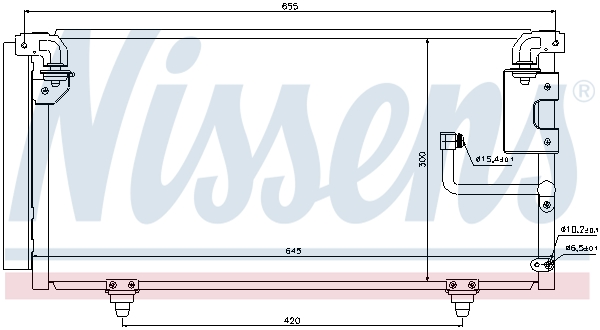 Nissens Airco condensor 940091