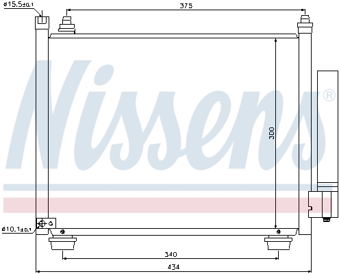 Airco condensor Nissens 940092