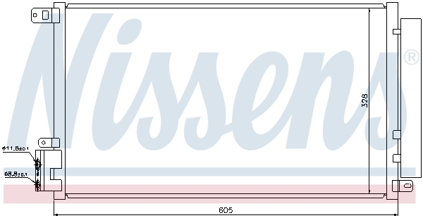 Nissens Airco condensor 940095