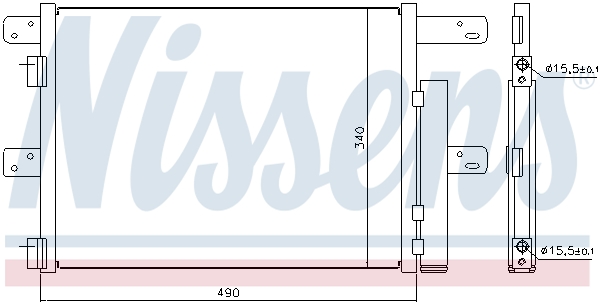 Nissens Airco condensor 940096
