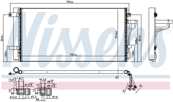 Nissens Airco condensor 940099