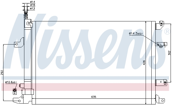 Nissens Airco condensor 940103