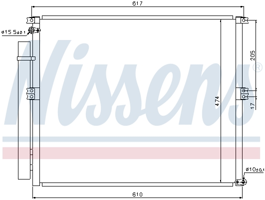 Nissens Airco condensor 940106