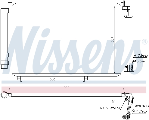 Nissens Airco condensor 940108