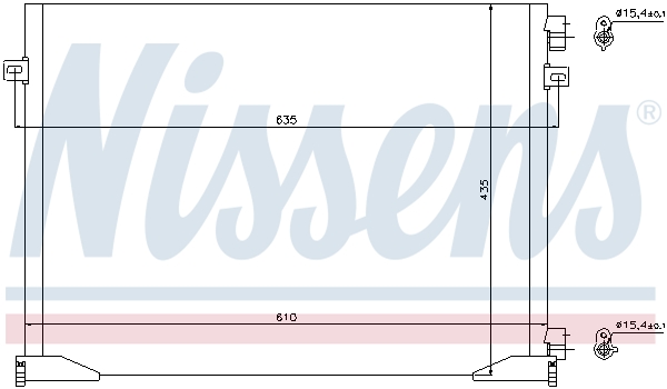 Nissens Airco condensor 940109