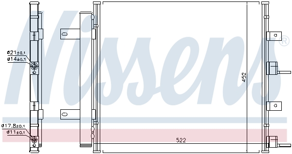 Nissens Airco condensor 940117