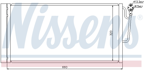 Nissens Airco condensor 940118