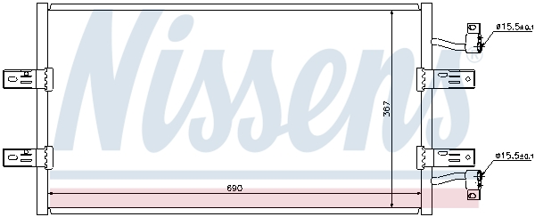 Nissens Airco condensor 940119