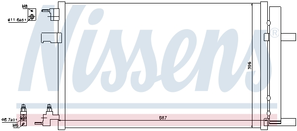 Nissens Airco condensor 940135