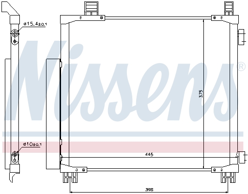 Nissens Airco condensor 940136