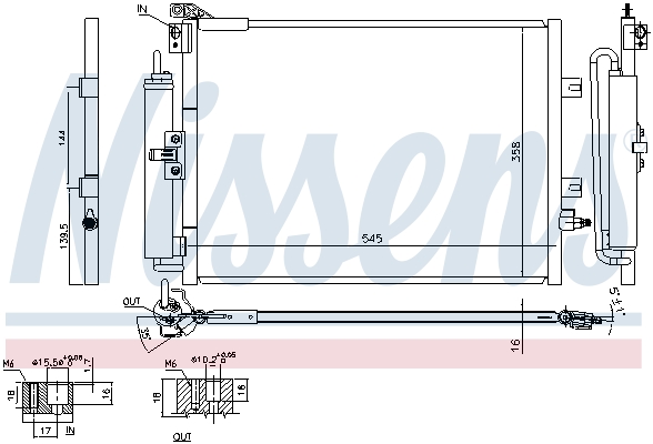 Nissens Airco condensor 940142