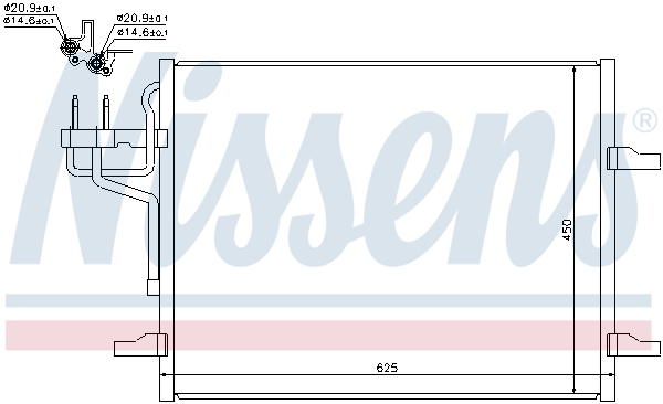 Nissens Airco condensor 940144
