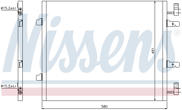 Nissens Airco condensor 940147