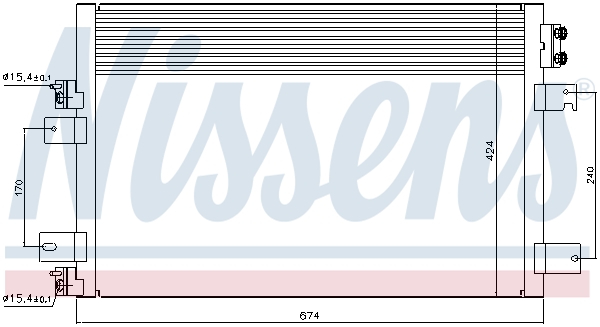 Nissens Airco condensor 940151