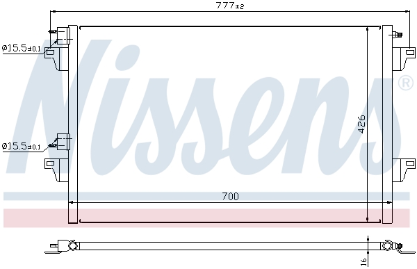 Nissens Airco condensor 940153