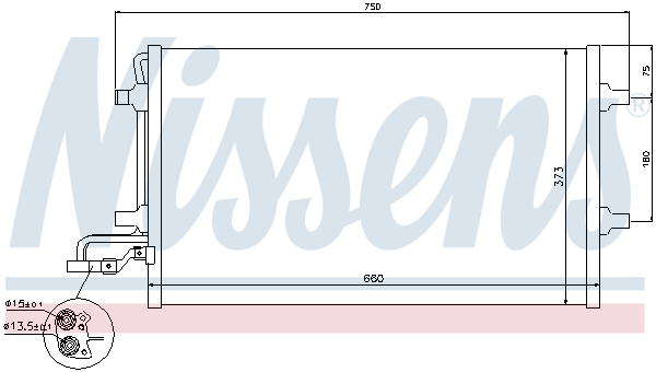 Nissens Airco condensor 940154