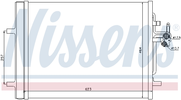 Nissens Airco condensor 940155