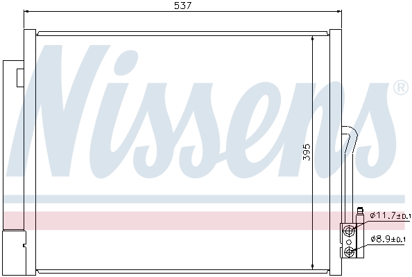 Nissens Airco condensor 940156