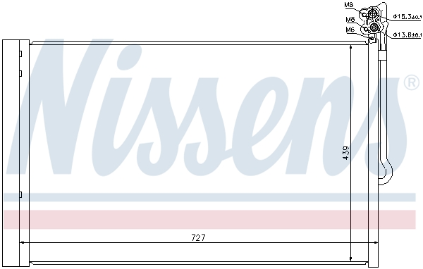 Nissens Airco condensor 940157