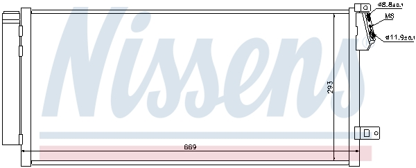 Nissens Airco condensor 940169