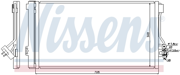 Nissens Airco condensor 940178