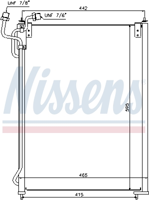 Nissens Airco condensor 940180