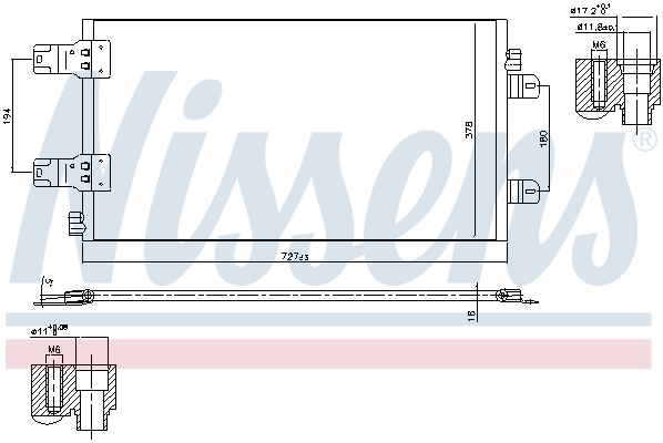 Nissens Airco condensor 940186