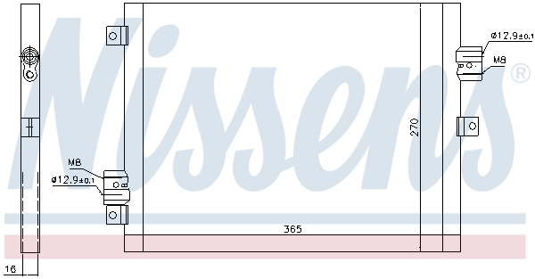 Nissens Airco condensor 940190