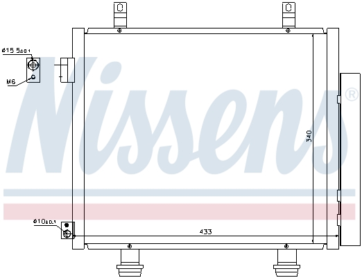 Nissens Airco condensor 940193