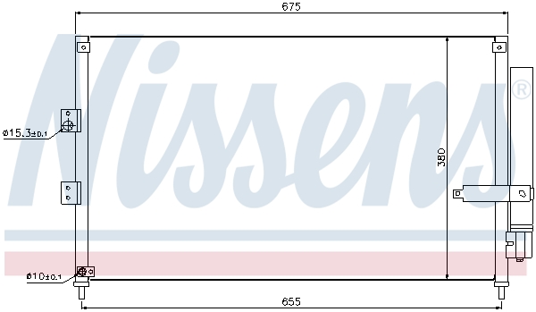 Nissens Airco condensor 940197