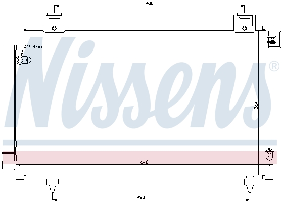 Nissens Airco condensor 940199