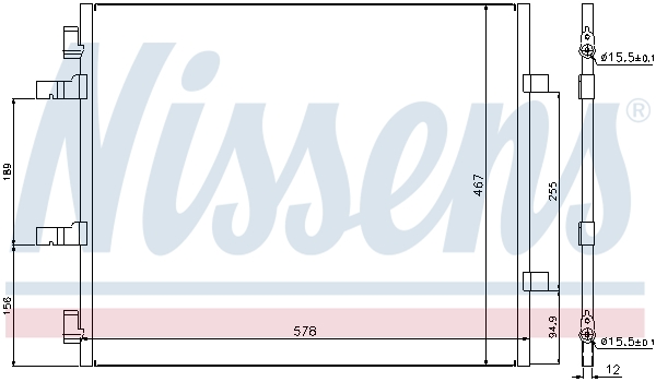 Nissens Airco condensor 940201