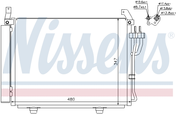 Nissens Airco condensor 940205