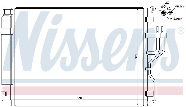 Nissens Airco condensor 940207