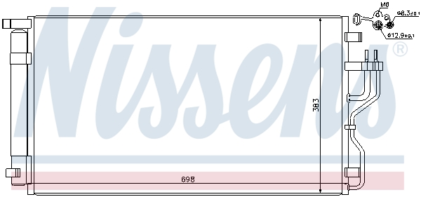 Nissens Airco condensor 940208