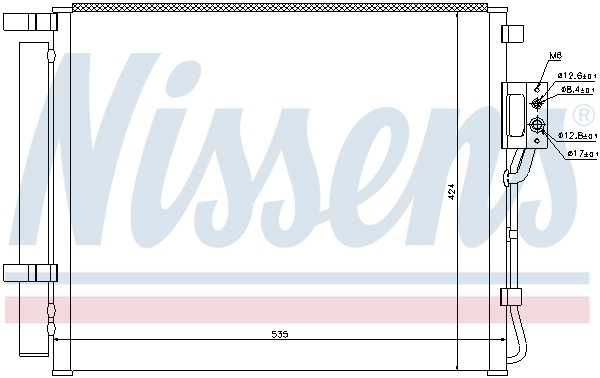 Nissens Airco condensor 940209