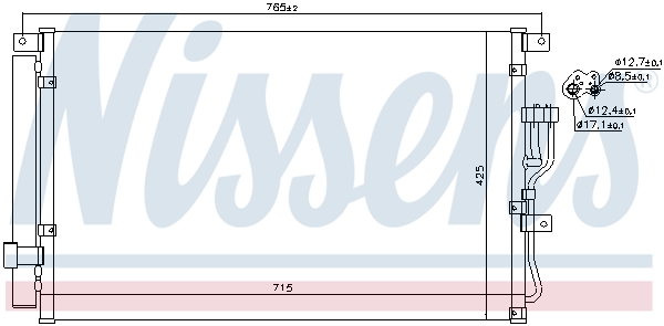 Nissens Airco condensor 940210